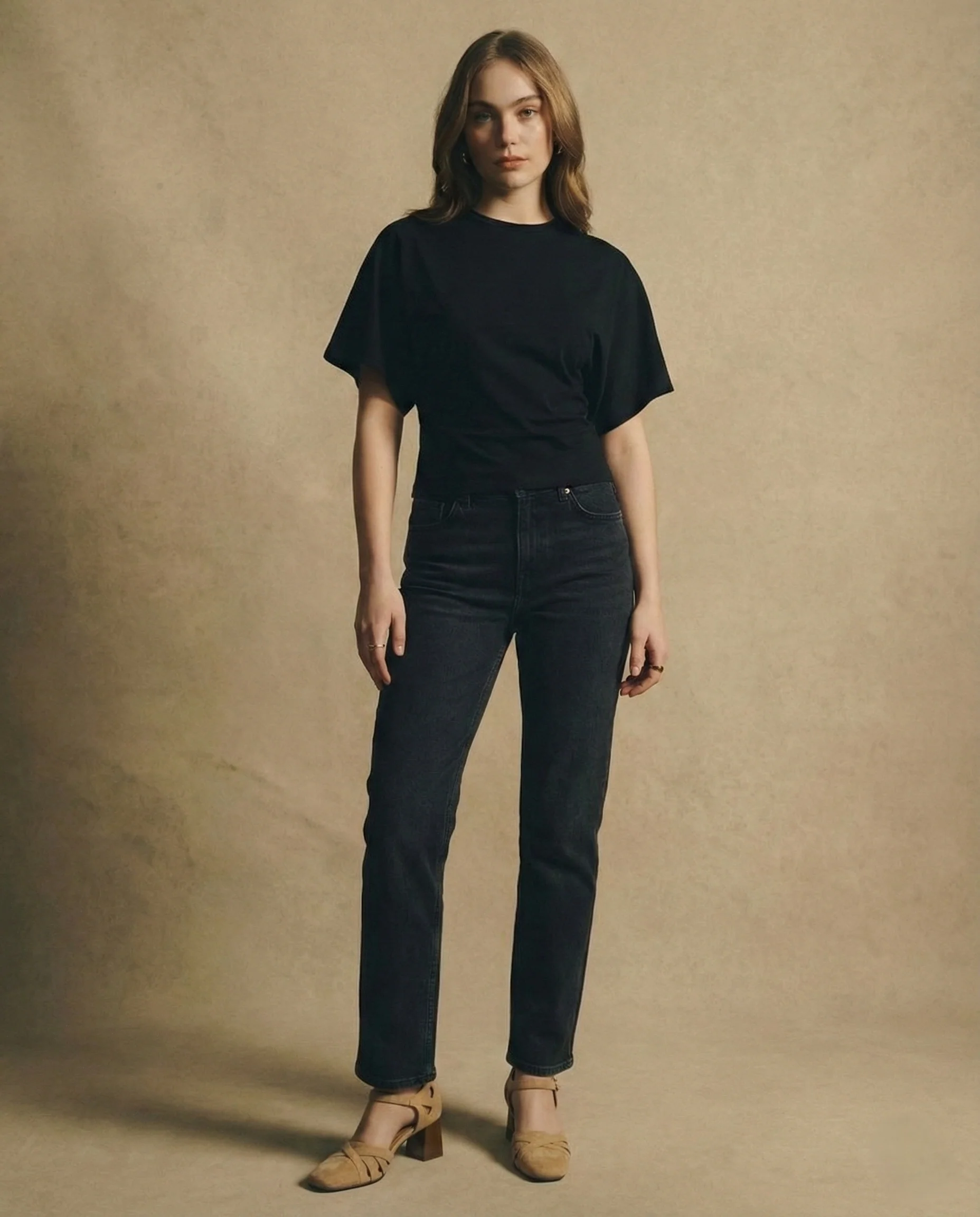 Arden Drape Bawełnka T-shirt - Image 16