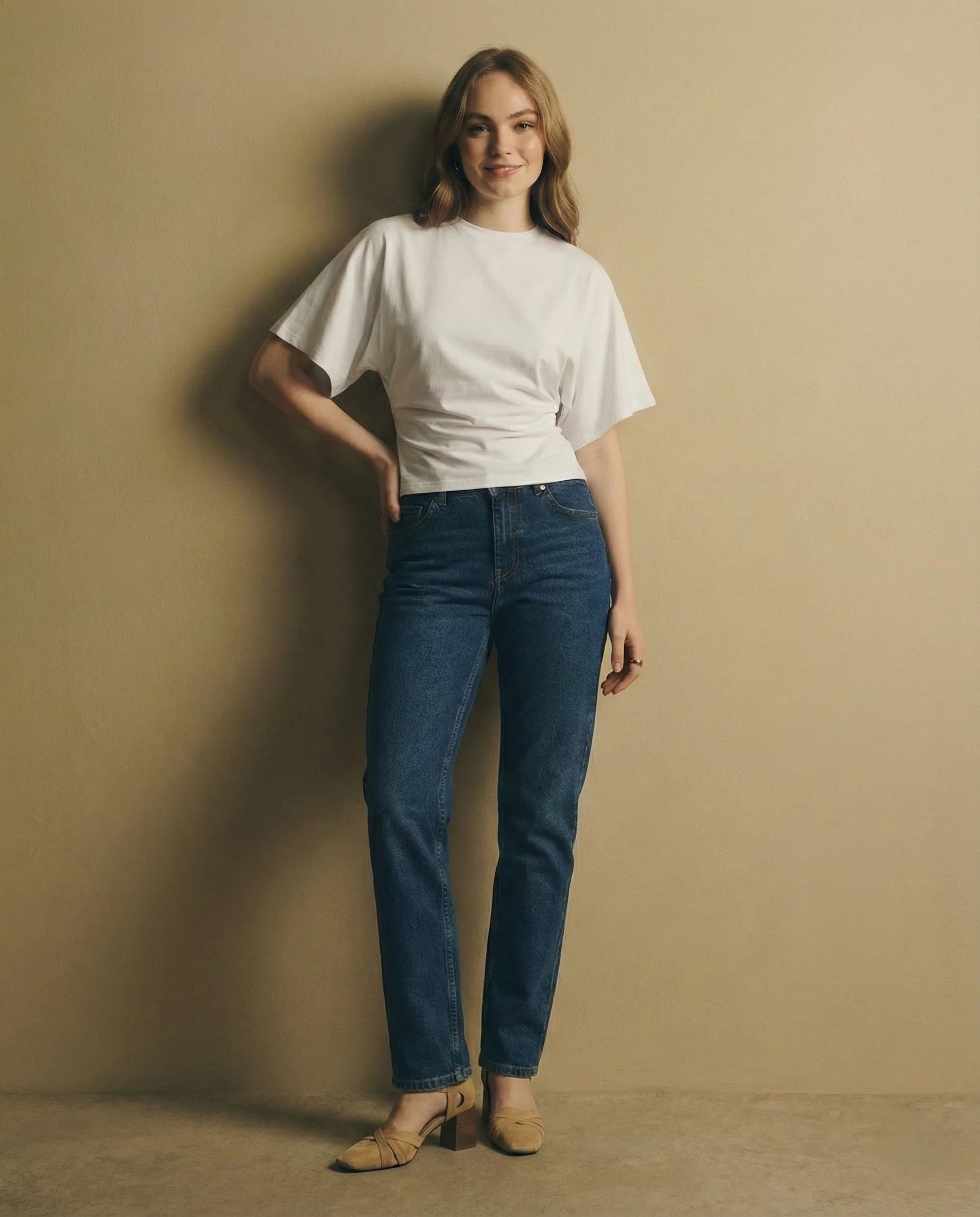 Arden Drape Bawełnka T-shirt - Image 21