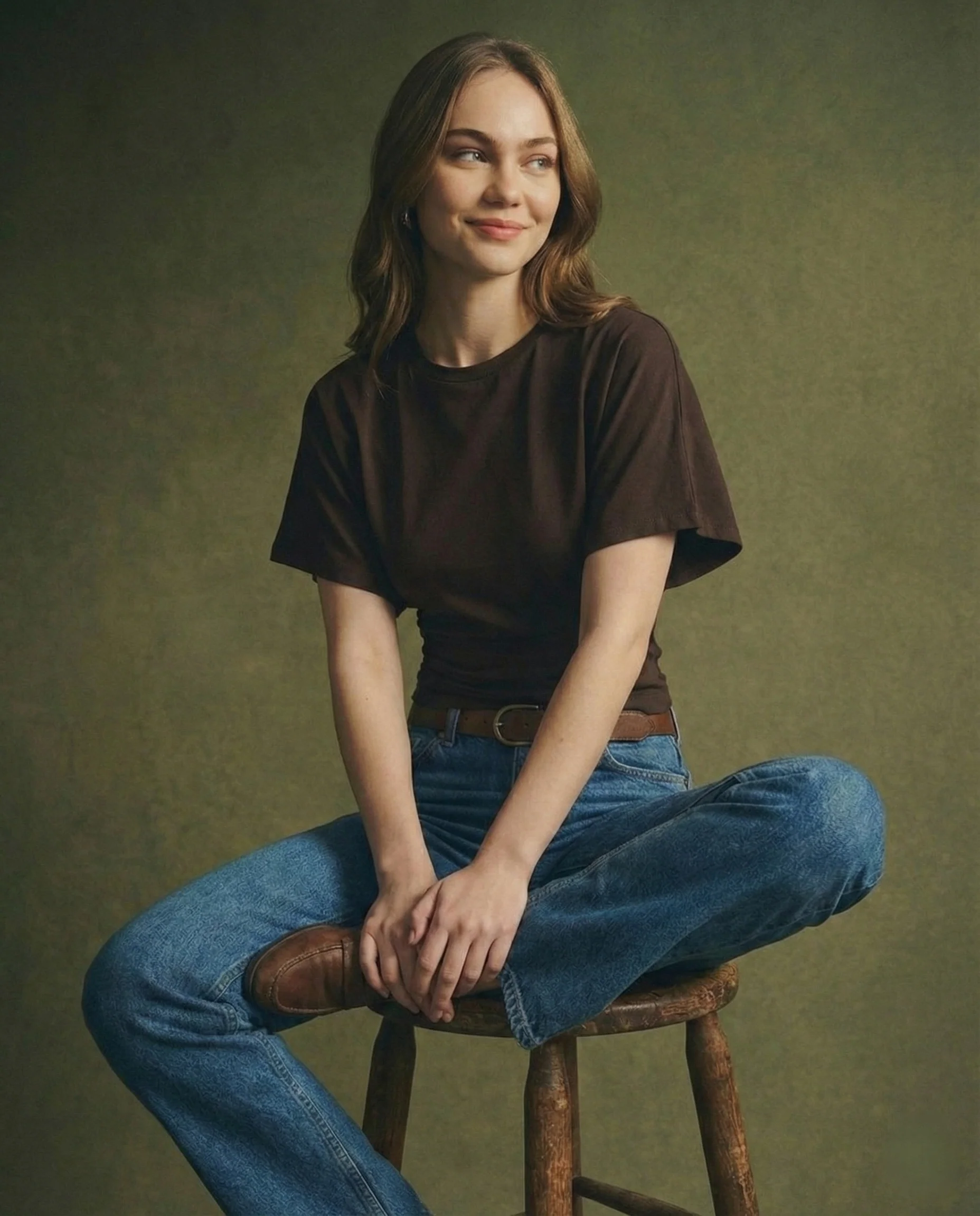Arden Drape Bawełnka T-shirt - Image 3