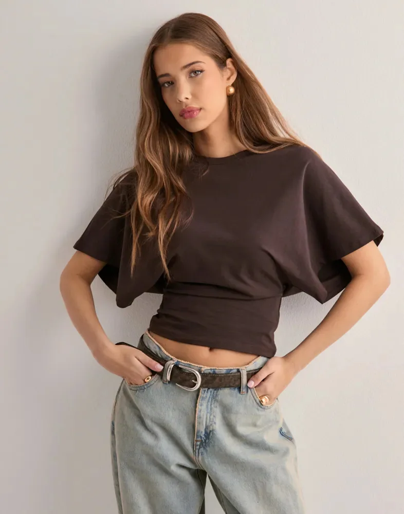 Arden Drape Bawełnka T-shirt - Image 32