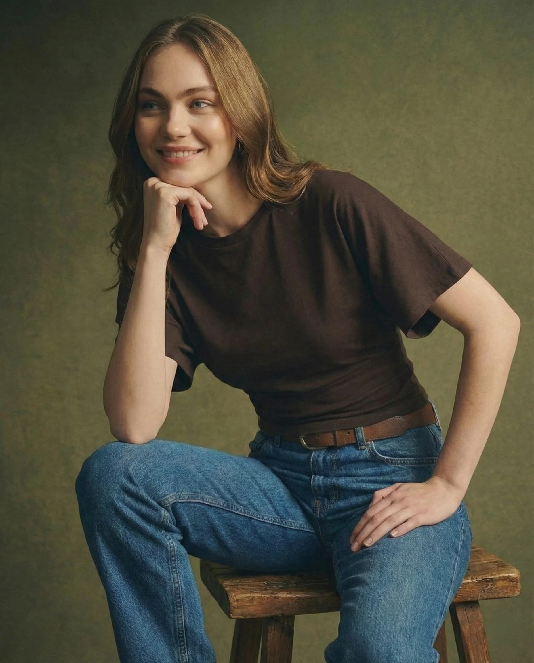 Arden Drape Bawełnka T-shirt - Image 4