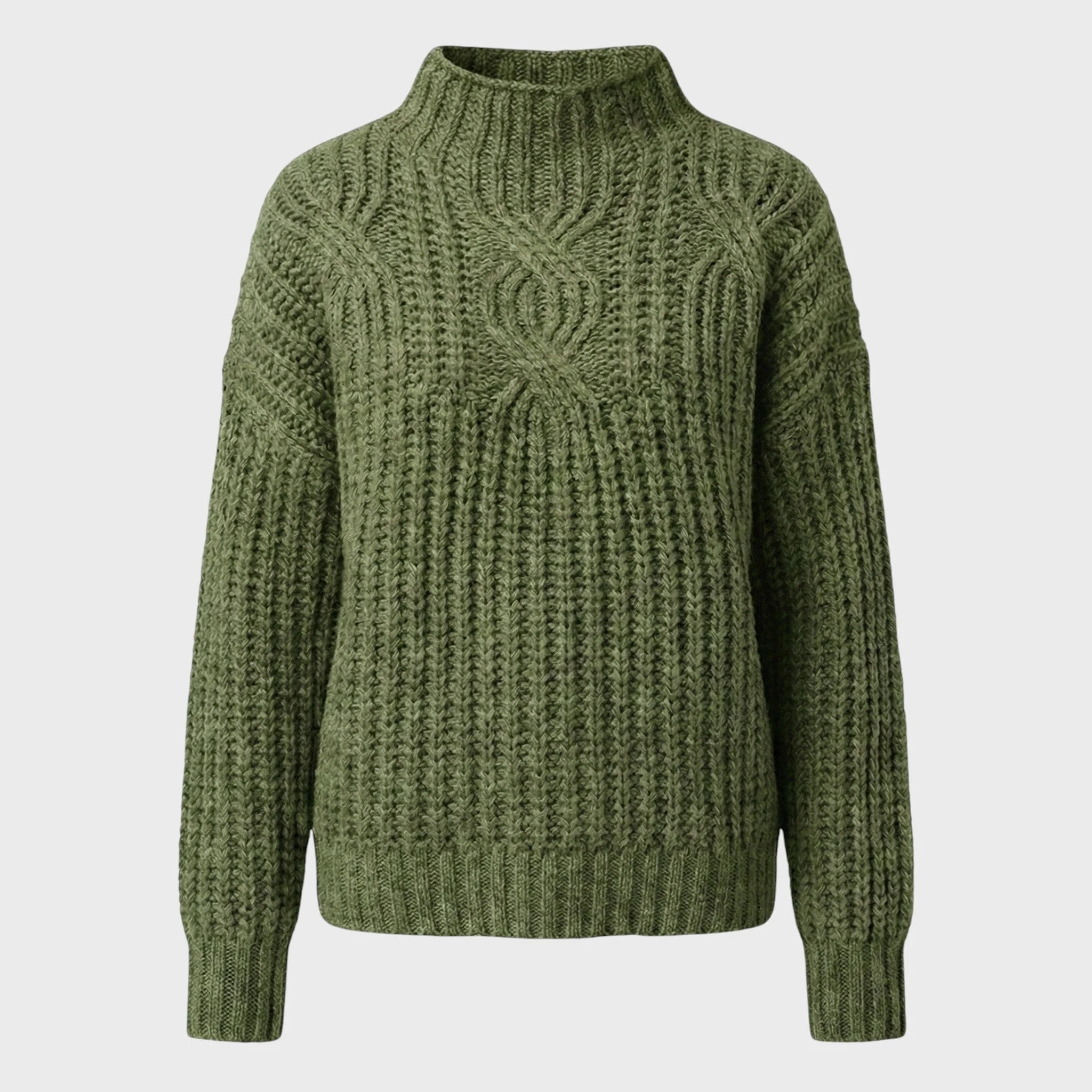 Aroa – Sweter pleciony z golfem - Image 5
