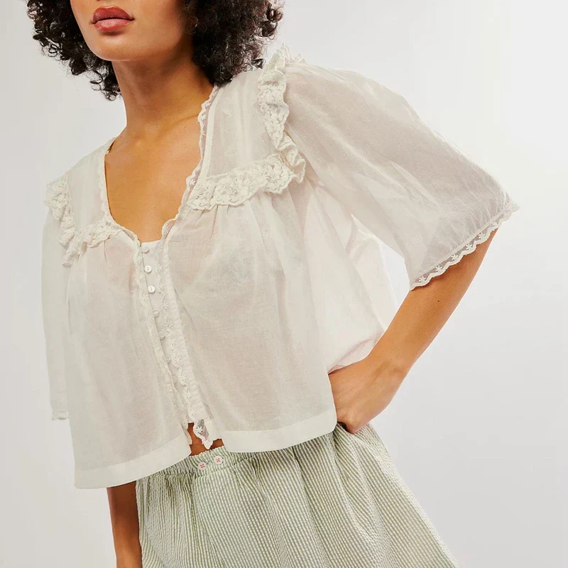 Bluzka Marais Ruffle - Image 10