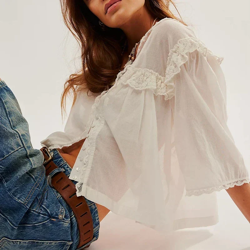 Bluzka Marais Ruffle - Image 14