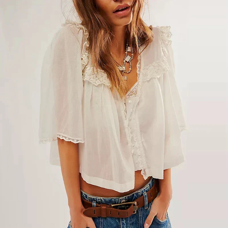 Bluzka Marais Ruffle - Image 6