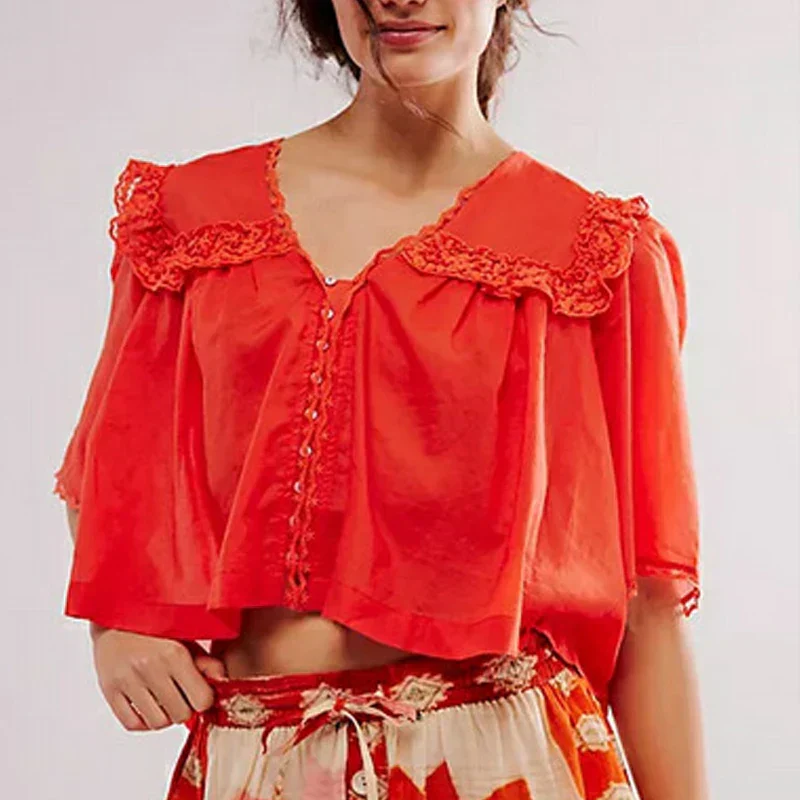 Bluzka Marais Ruffle - Image 8