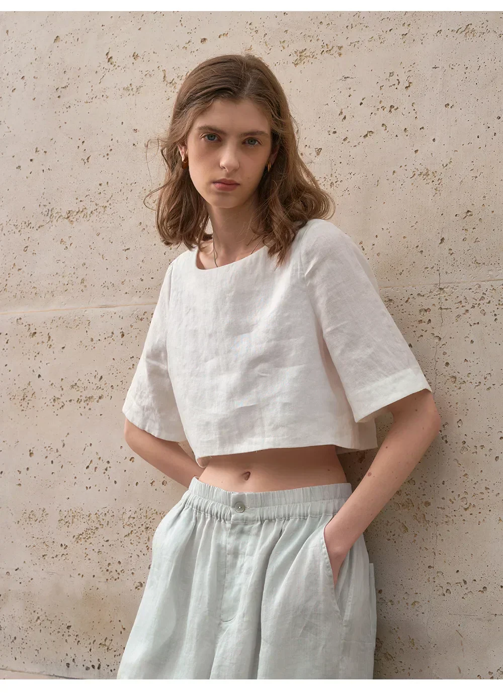Boxy len crop top - Image 12