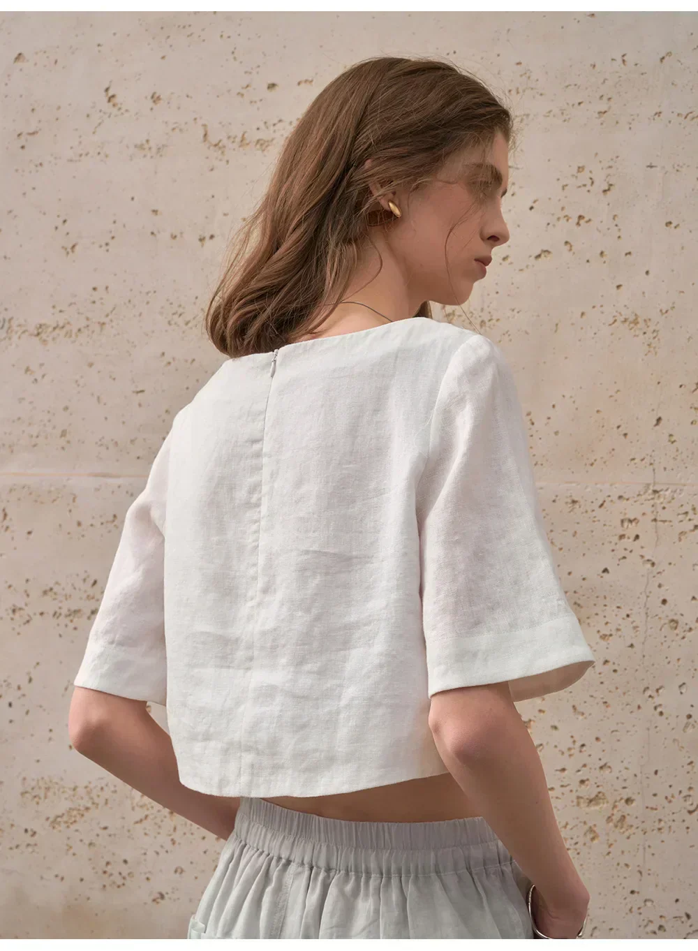 Boxy len crop top - Image 14