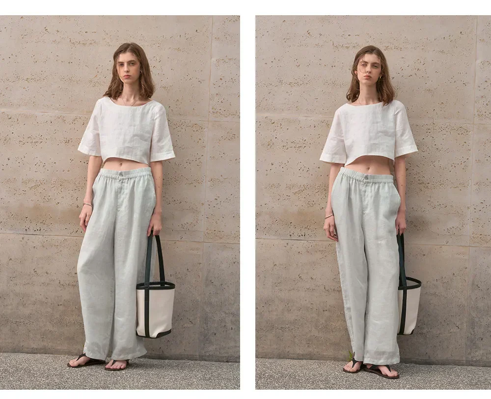 Boxy len crop top - Image 16