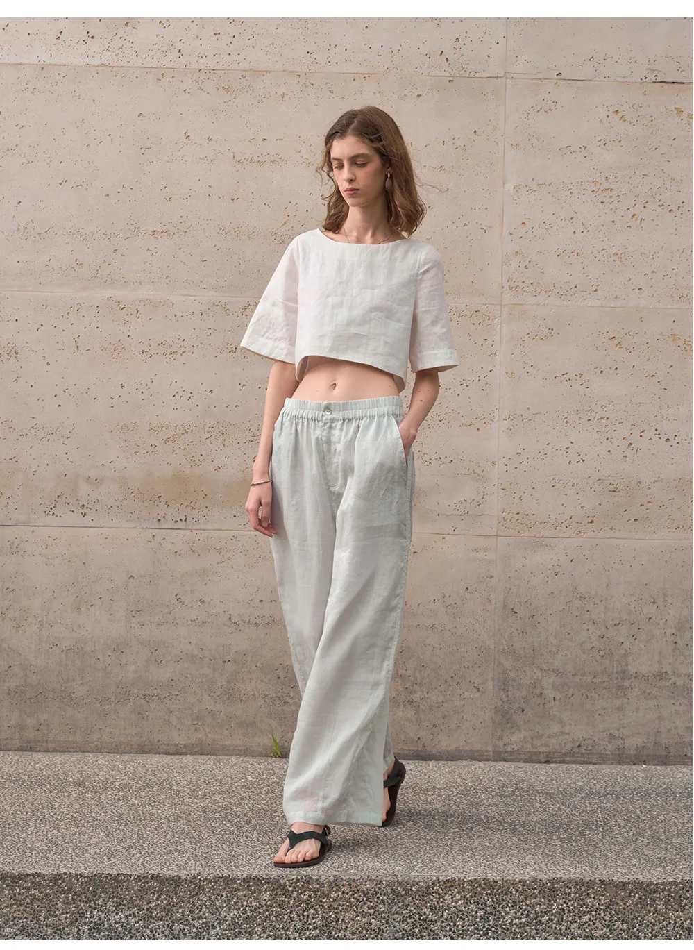 Boxy len crop top - Image 17