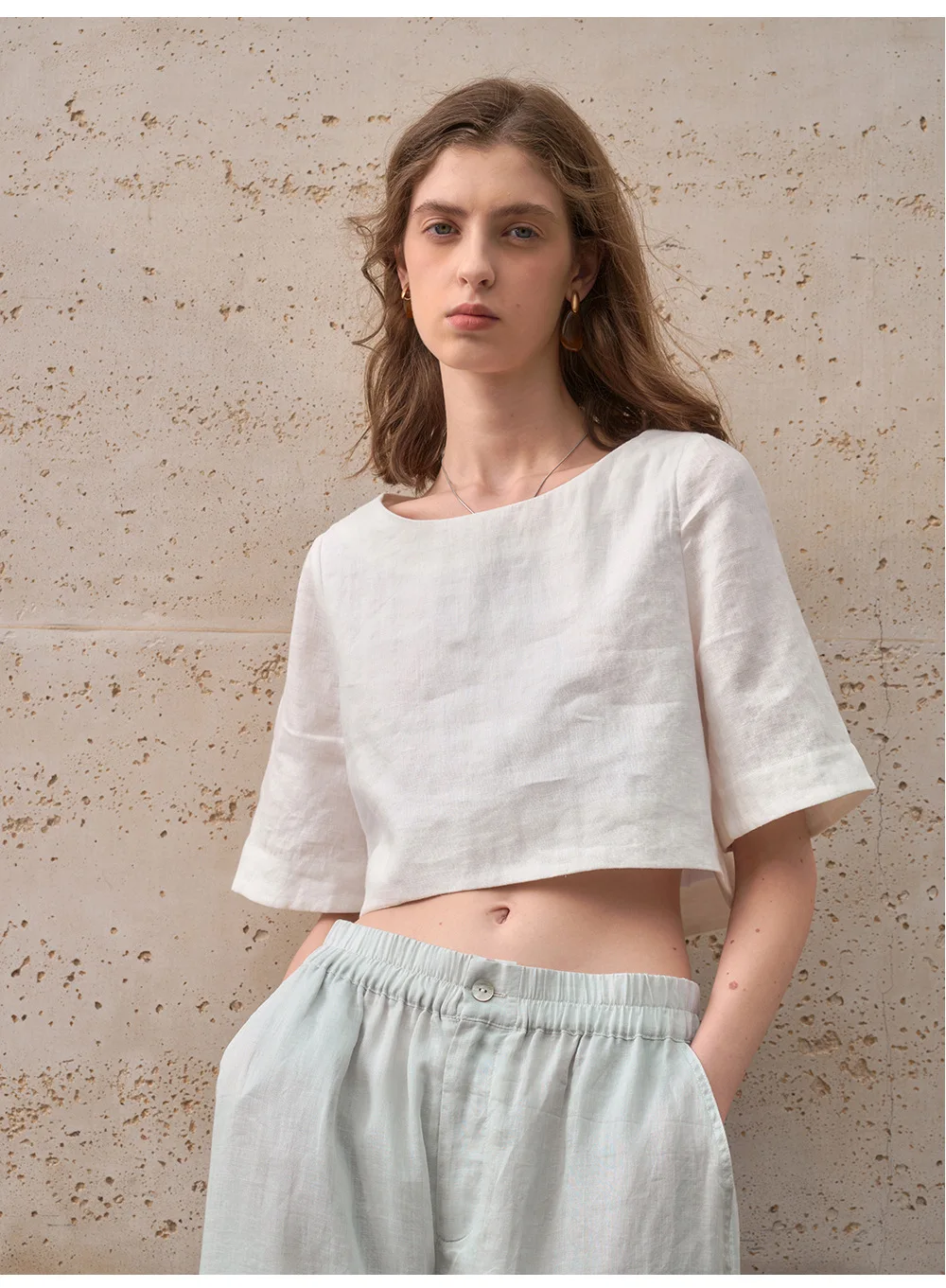 Boxy len crop top - Image 19