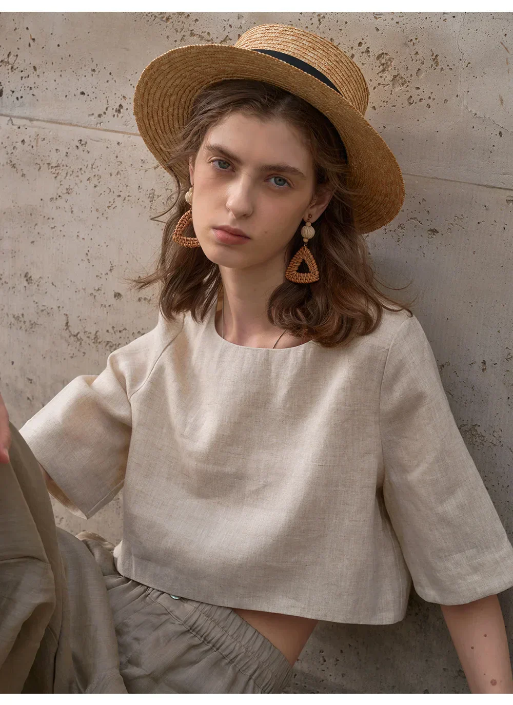 Boxy len crop top - Image 21