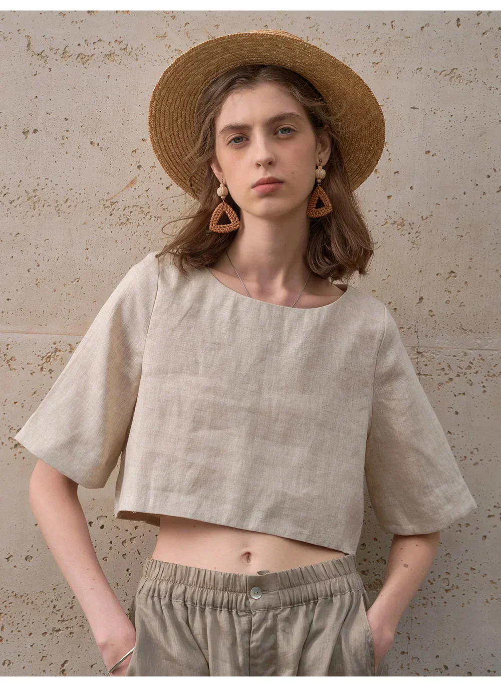 Boxy len crop top - Image 22