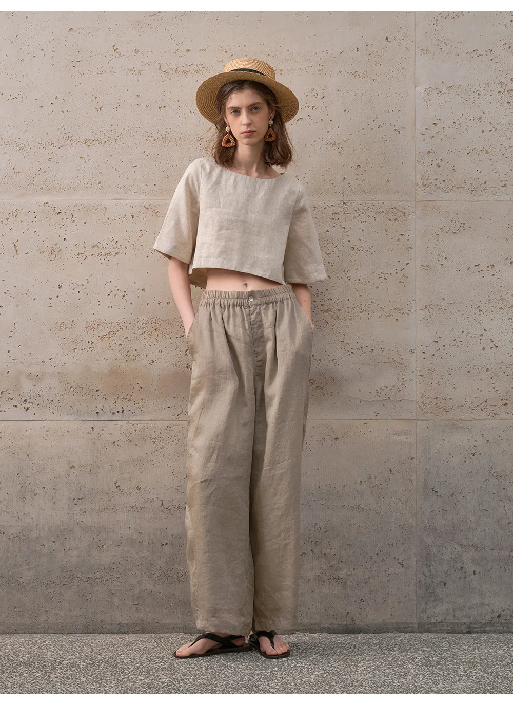 Boxy len crop top - Image 23