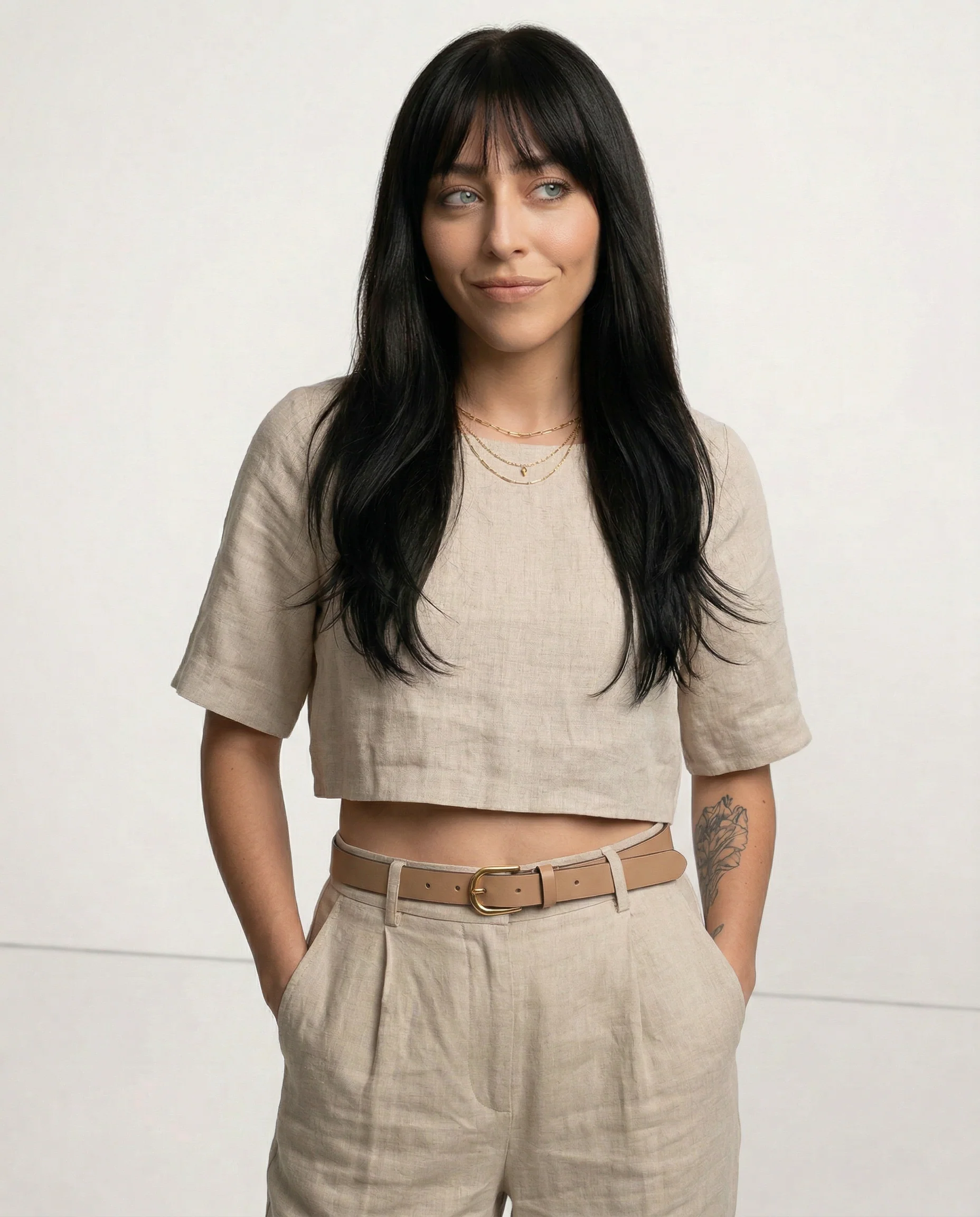 Boxy len crop top - Image 3