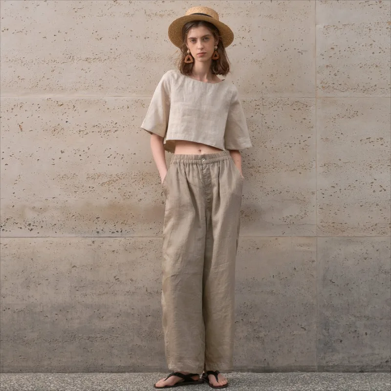 Boxy len crop top - Image 7
