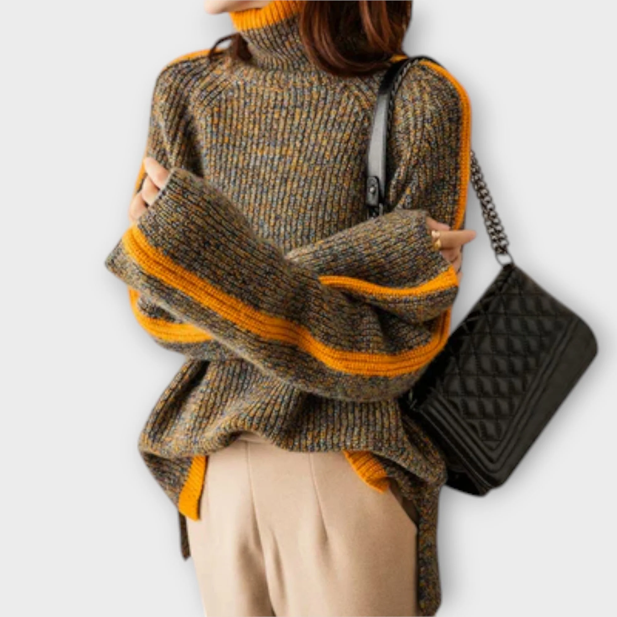 Breseis - Sweter Vintage z Wysokim Kołnierzem - Image 3