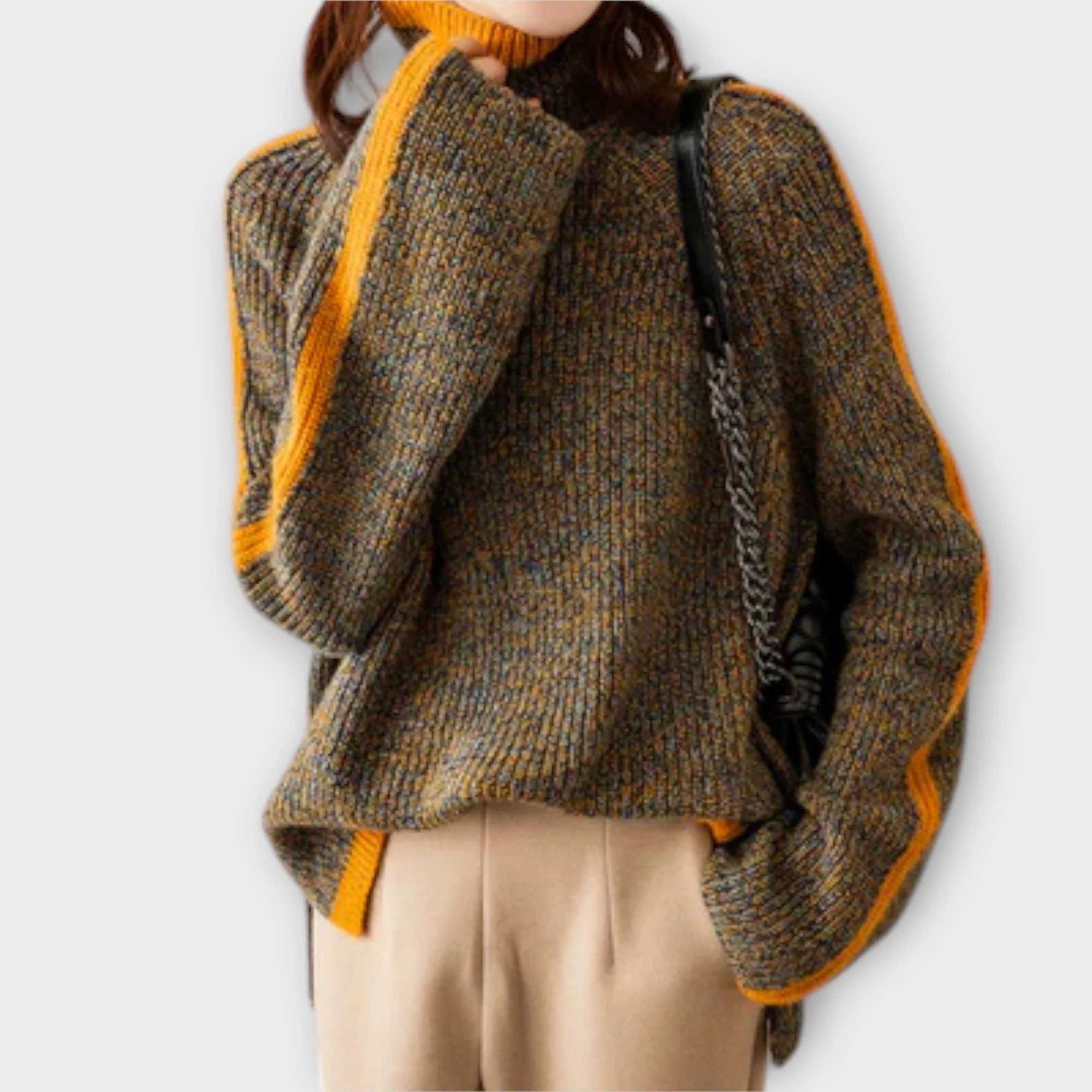 Breseis - Sweter Vintage z Wysokim Kołnierzem - Image 4