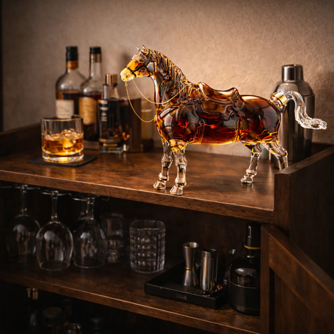Butelka whiskey - Edycja koń - Image 5