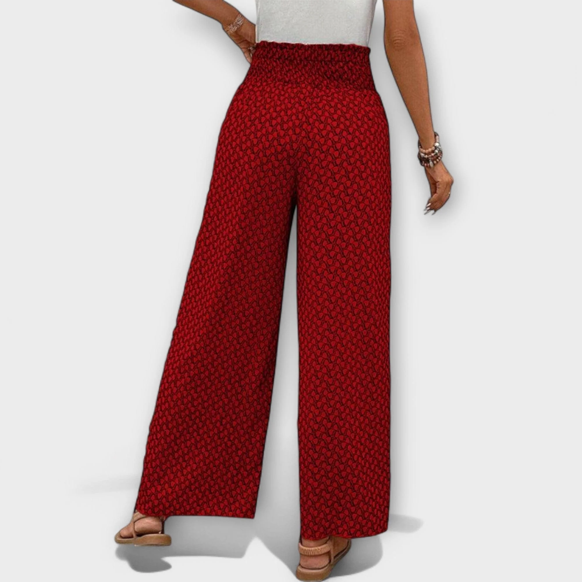 Chiara - Eleganckie Spodnie Palazzo - Image 10