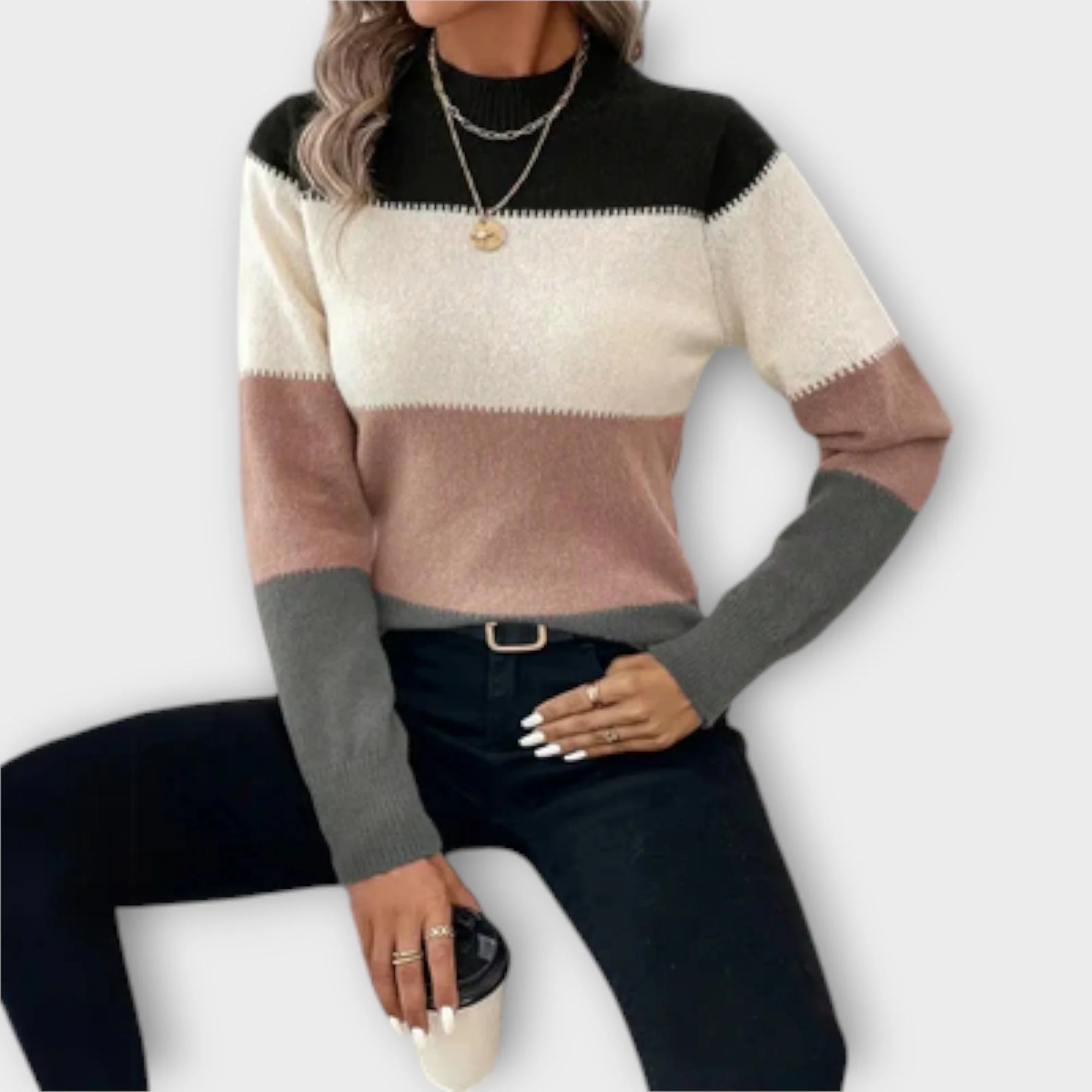 Elina - Sweter Casual i Elegancki - Image 3