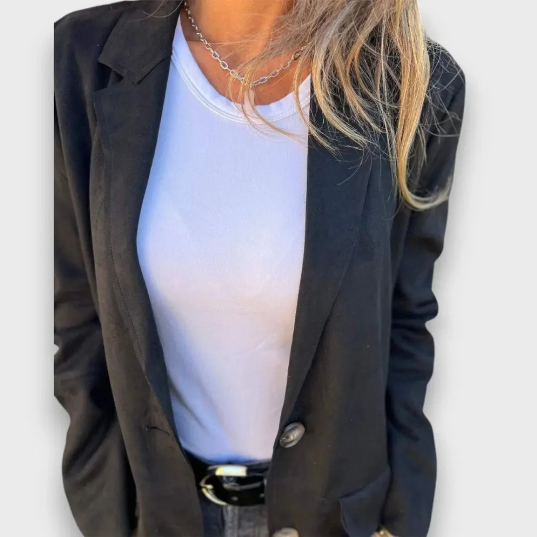 Eloise – Miękki Blazer-Kardigan w Kolorze Kamelowym - Image 5