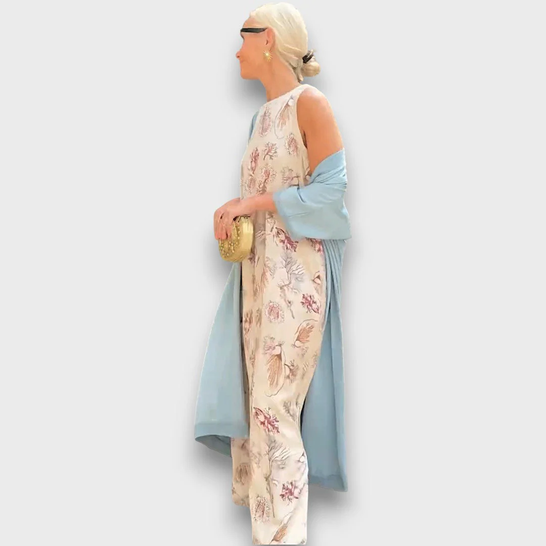 Elveria – Maxi sukienka z kardiganem - Image 3