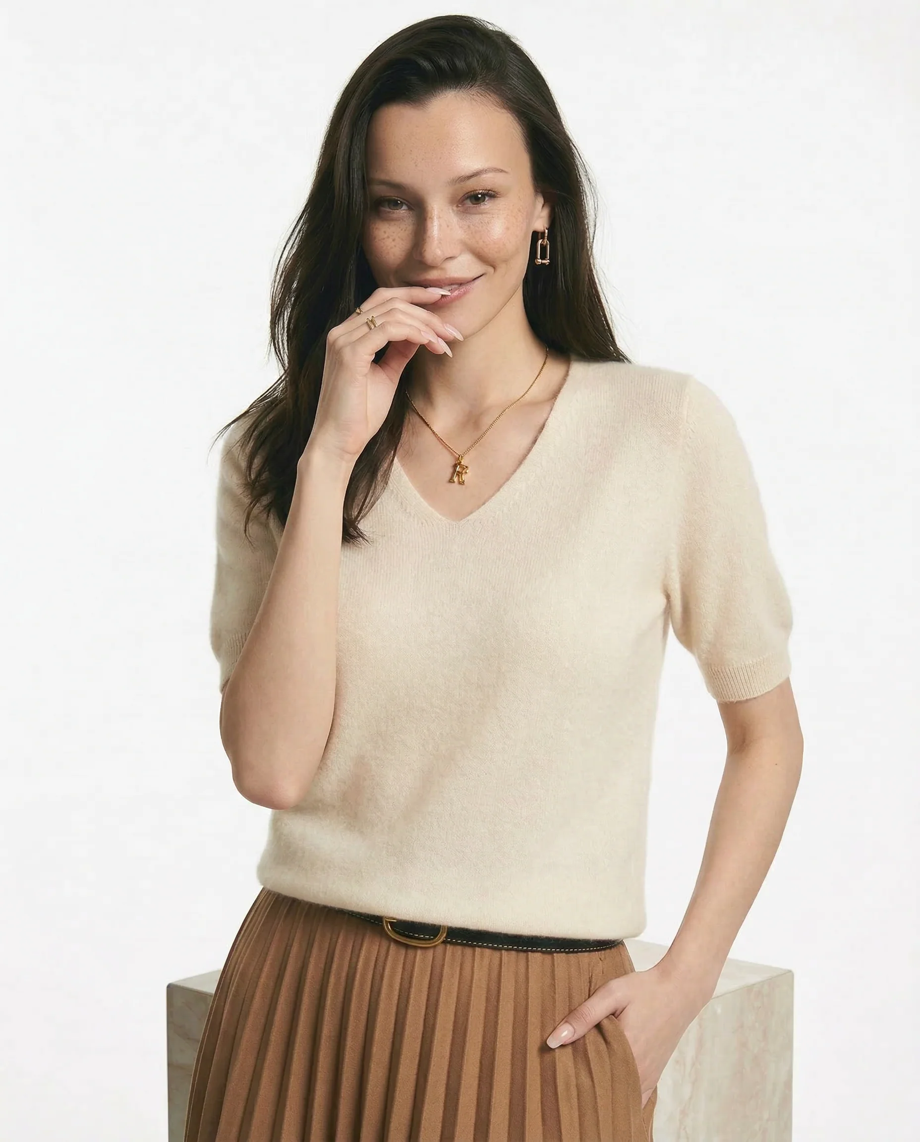 Elysian V-dekolt Który Sweter - Image 10