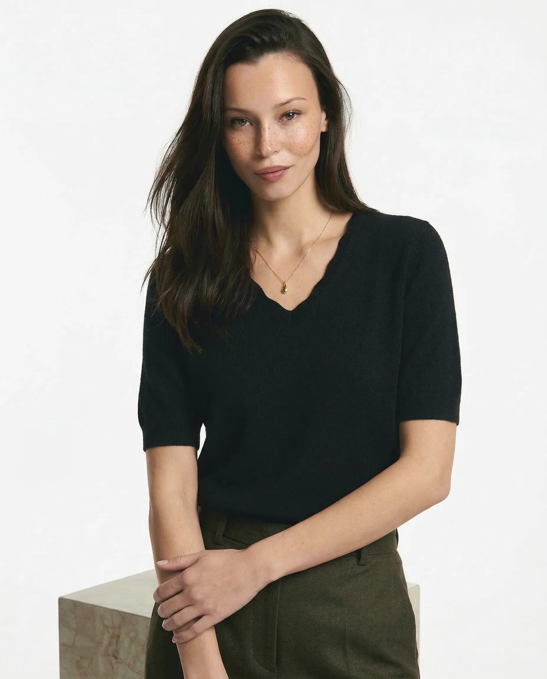 Elysian V-dekolt Który Sweter - Image 17