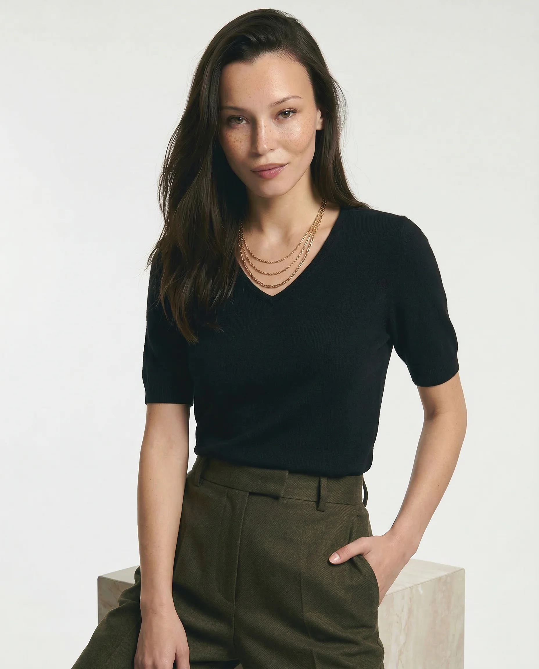 Elysian V-dekolt Który Sweter - Image 19