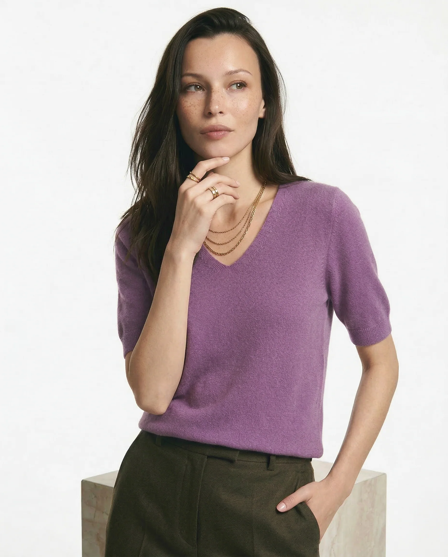 Elysian V-dekolt Który Sweter - Image 20