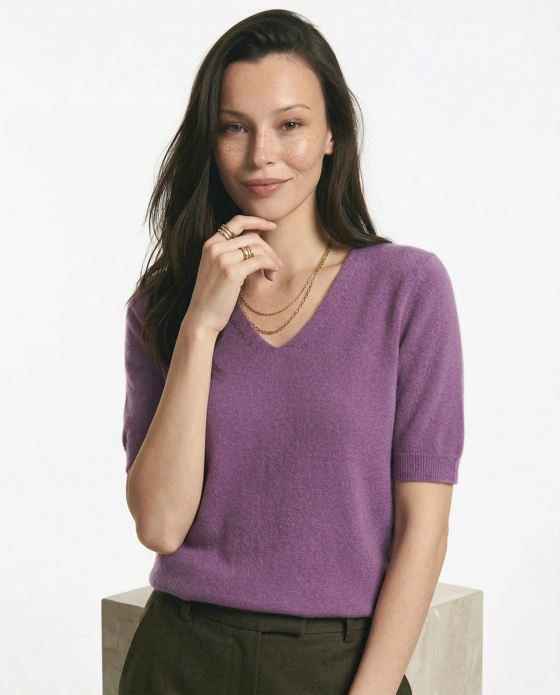 Elysian V-dekolt Który Sweter - Image 21