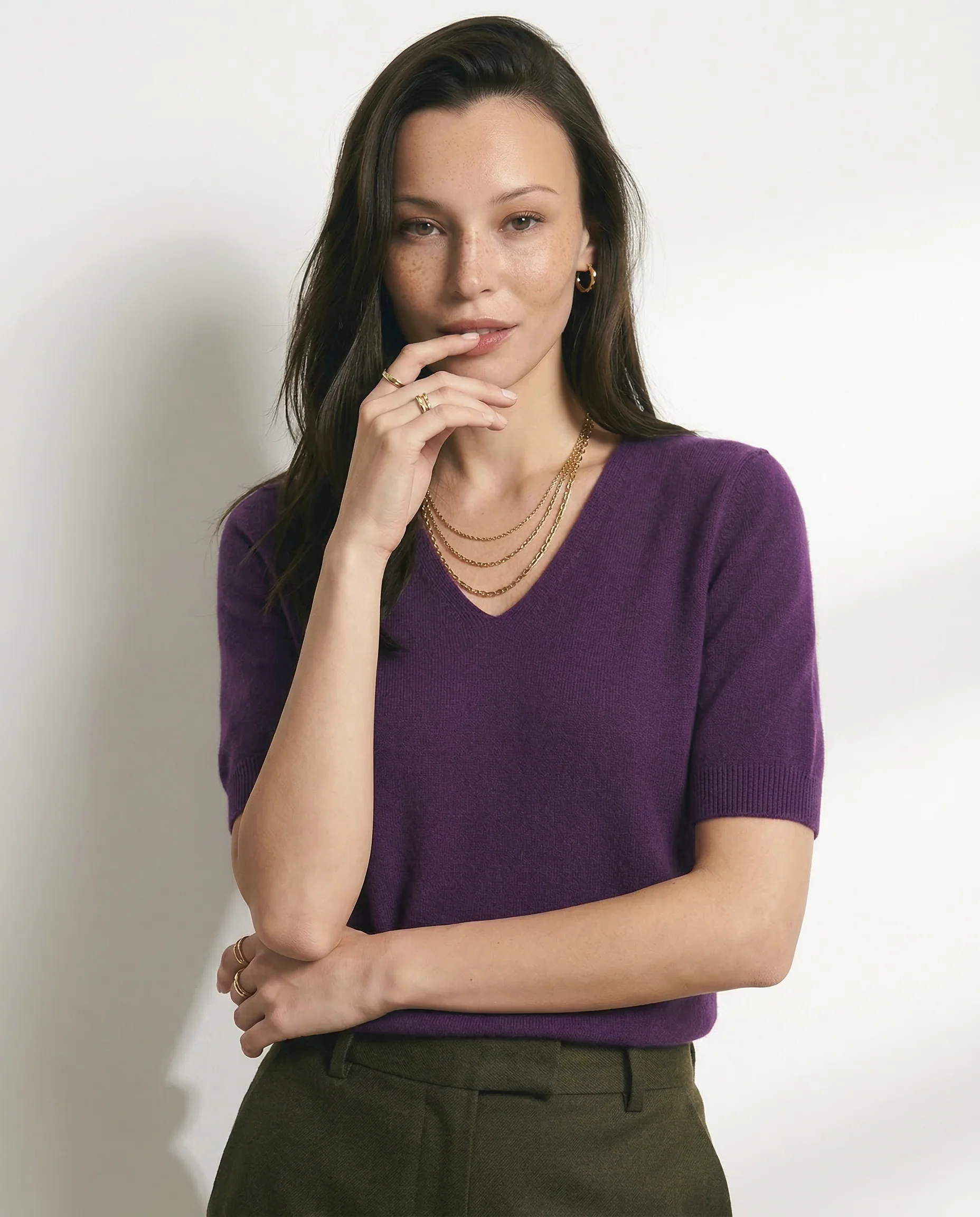 Elysian V-dekolt Który Sweter - Image 23