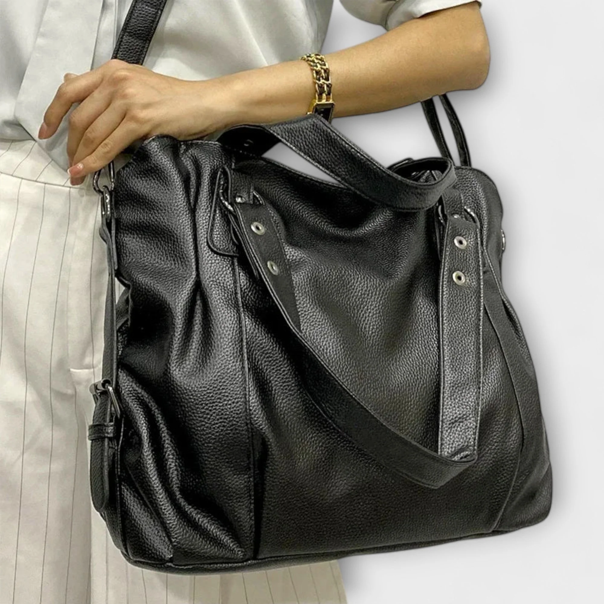 Gianna Boutique - Elegancka Torebka Hobo na Ramię - Image 4