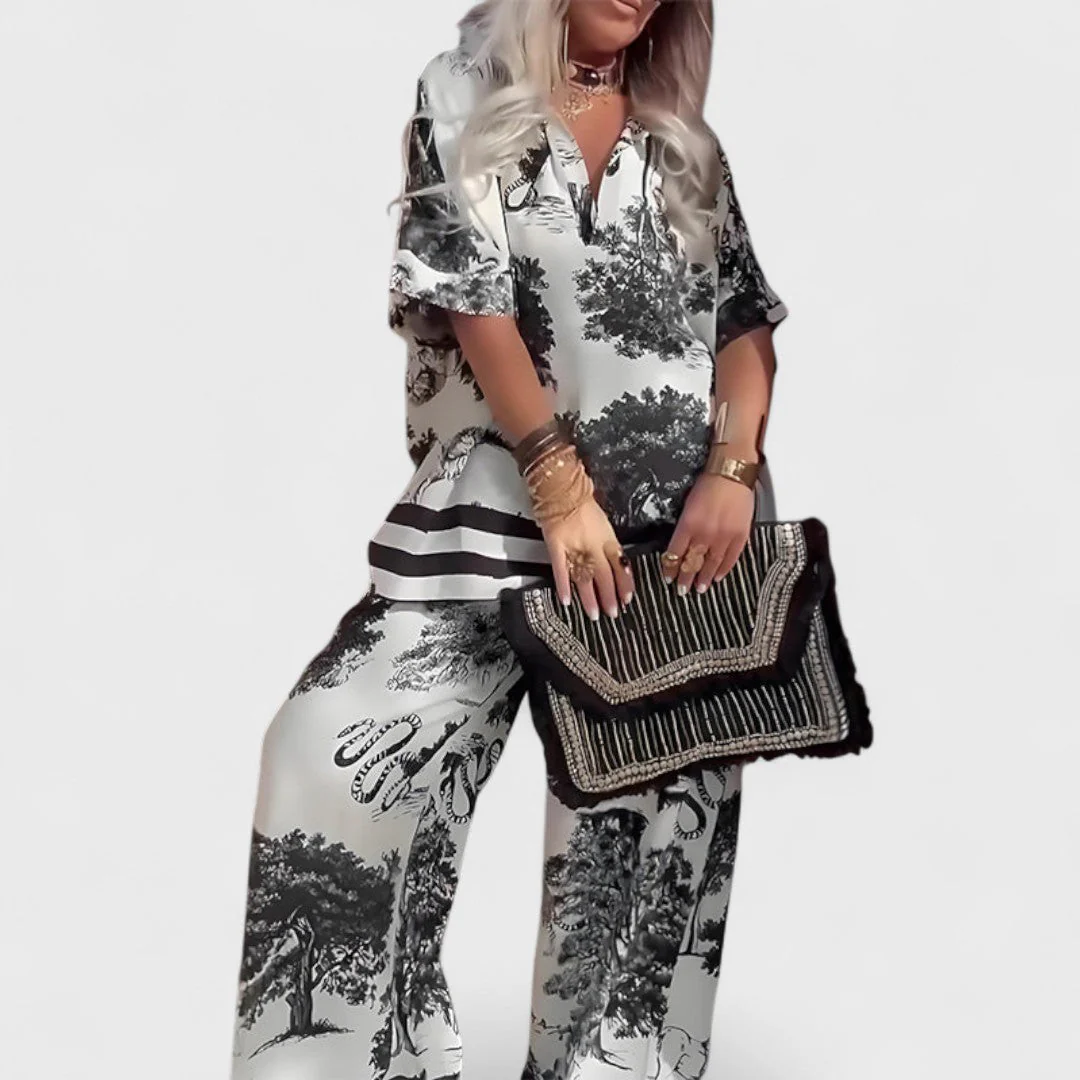 Giulia – Elegancki Letni Komplet Dwu Częściowy - Image 2