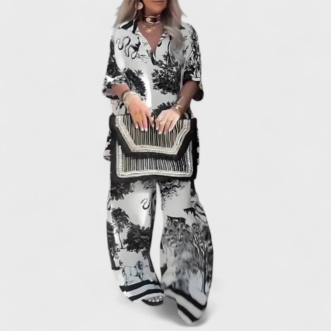 Giulia – Elegancki Letni Komplet Dwu Częściowy - Image 3