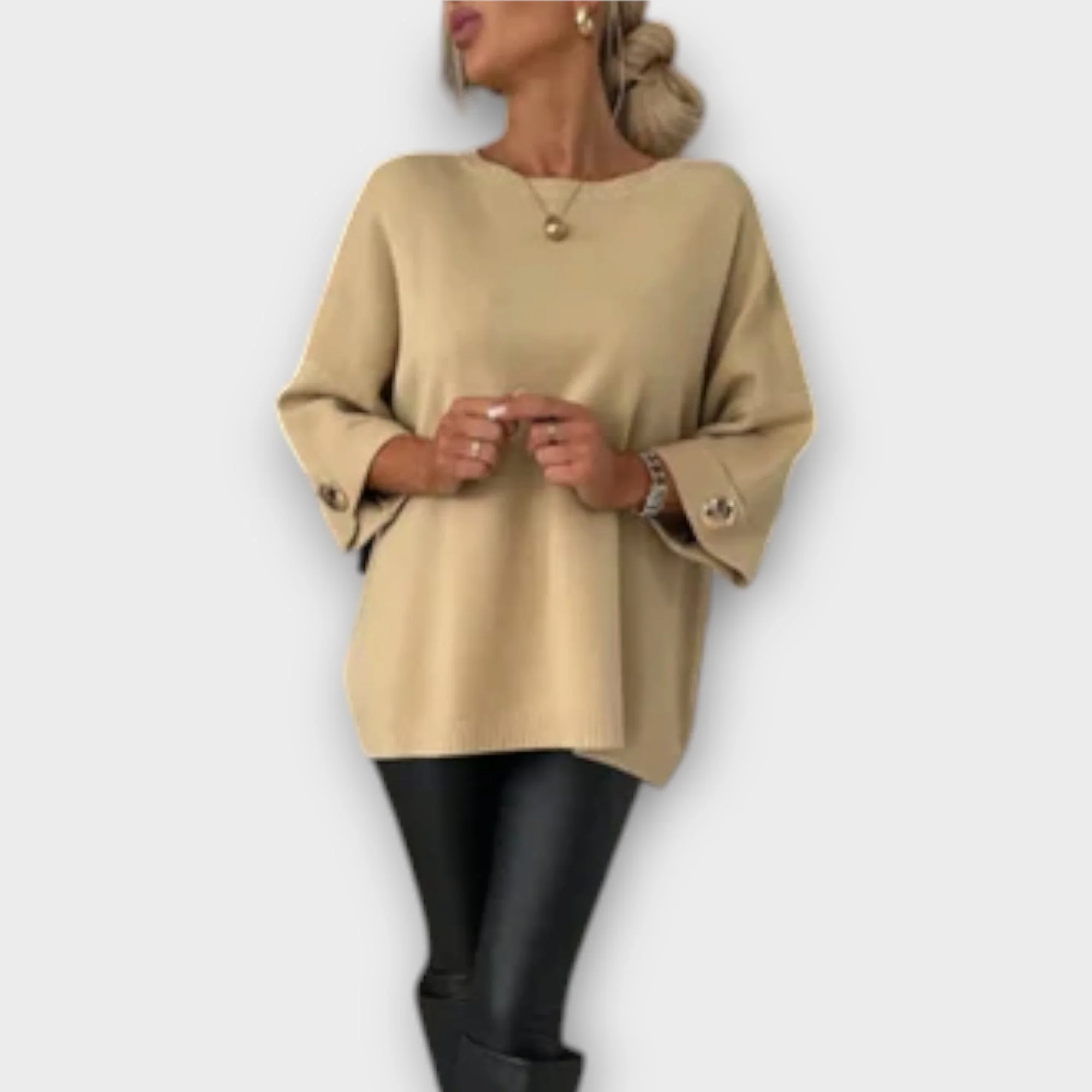 Isabella - Elegancka Bluzka z Dzianiny - Image 4