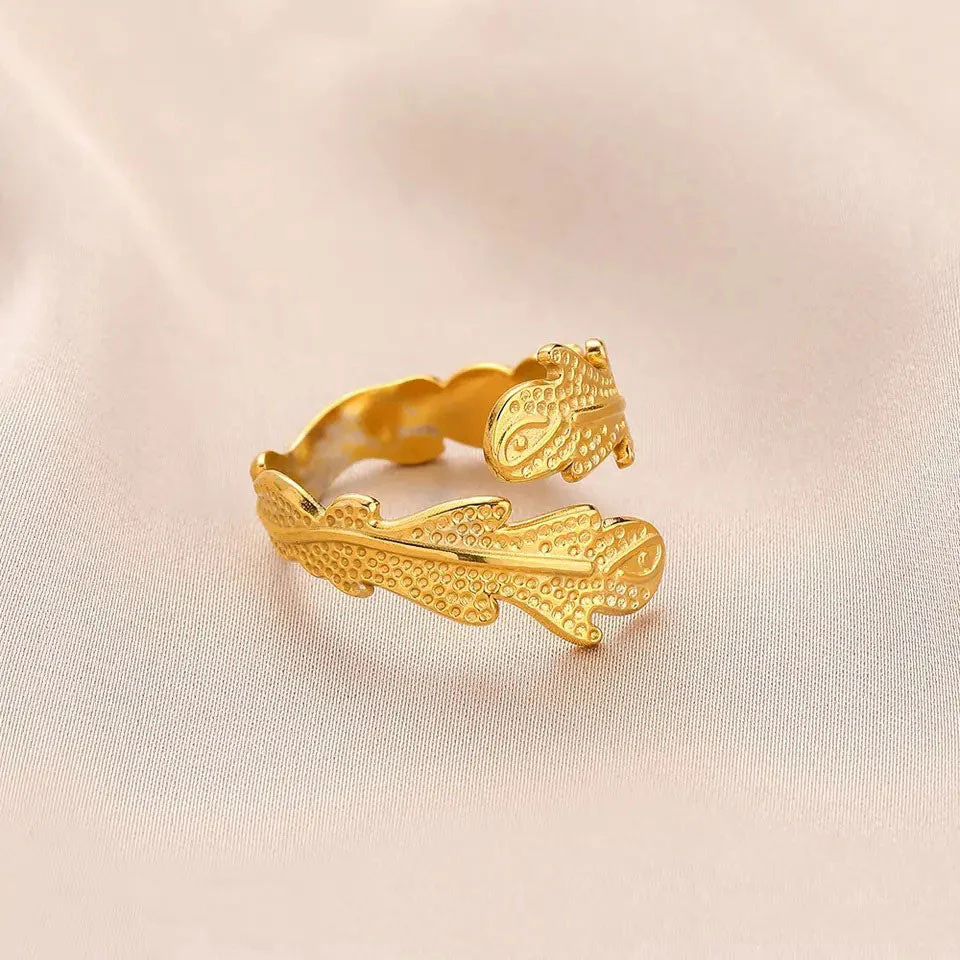 Janirelle | Pierścionek z Korala Złoto 18K - Image 3
