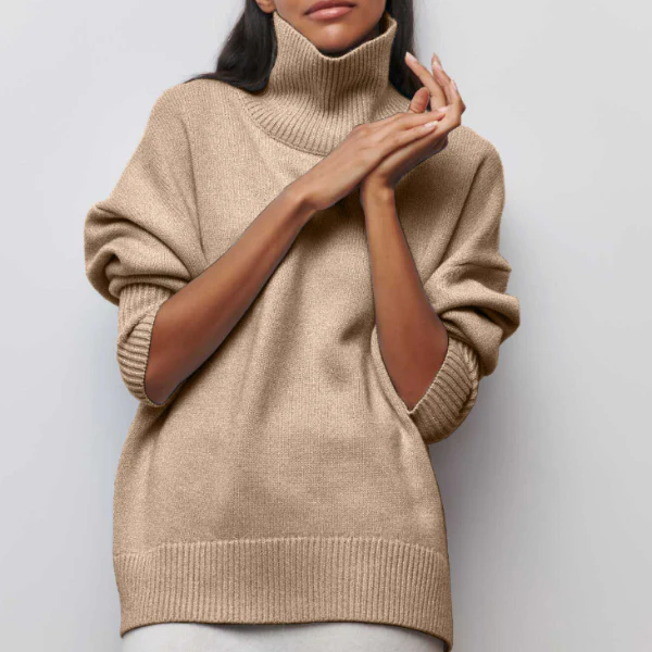 Katrielle - Sweter Z Wysokim Kołnierzem - Image 3