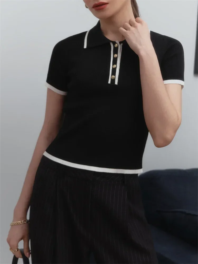 Koszulka polo Linea Contour z bawełny - Image 22