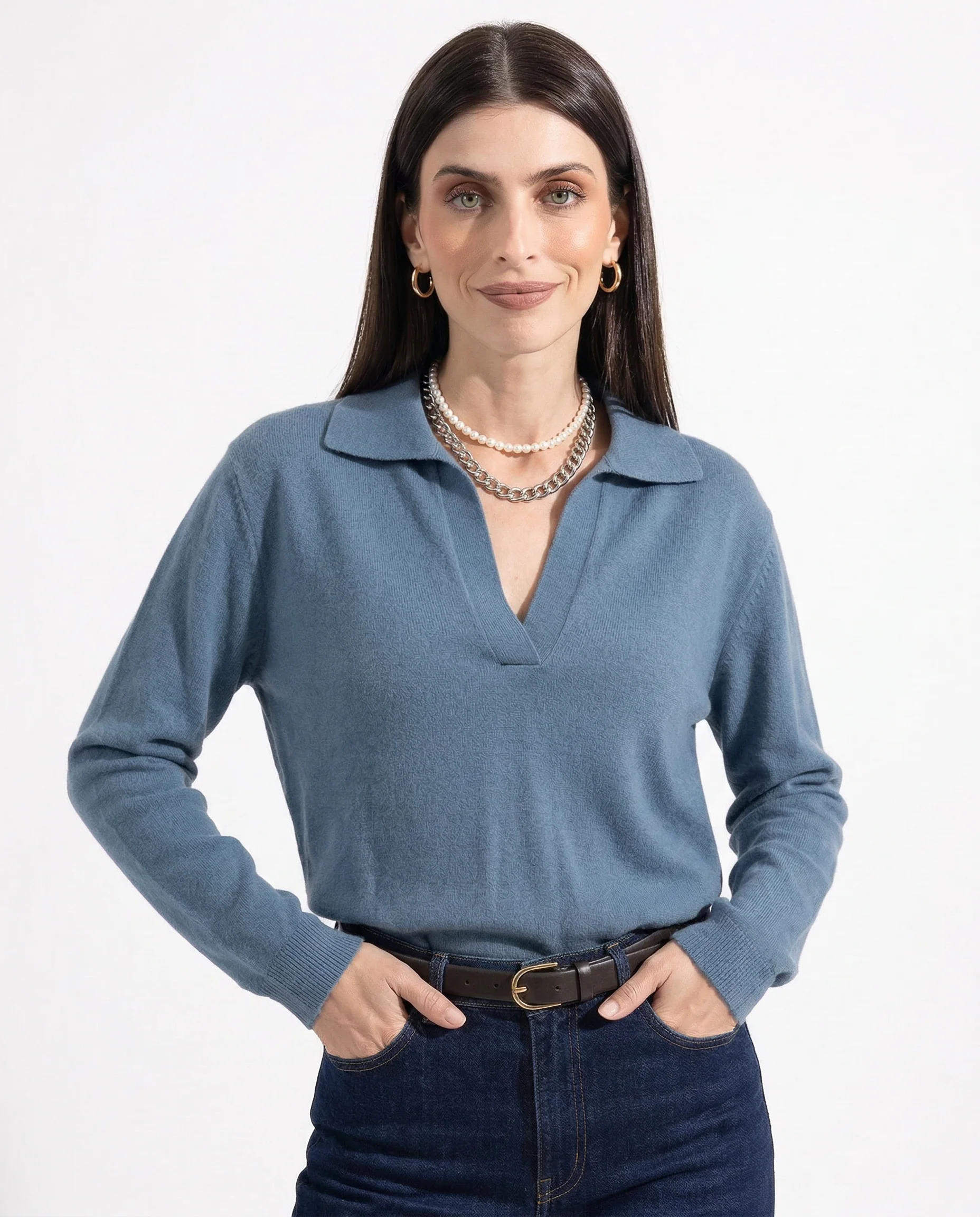 Koszulka sweter bawełniany Roma - Image 4