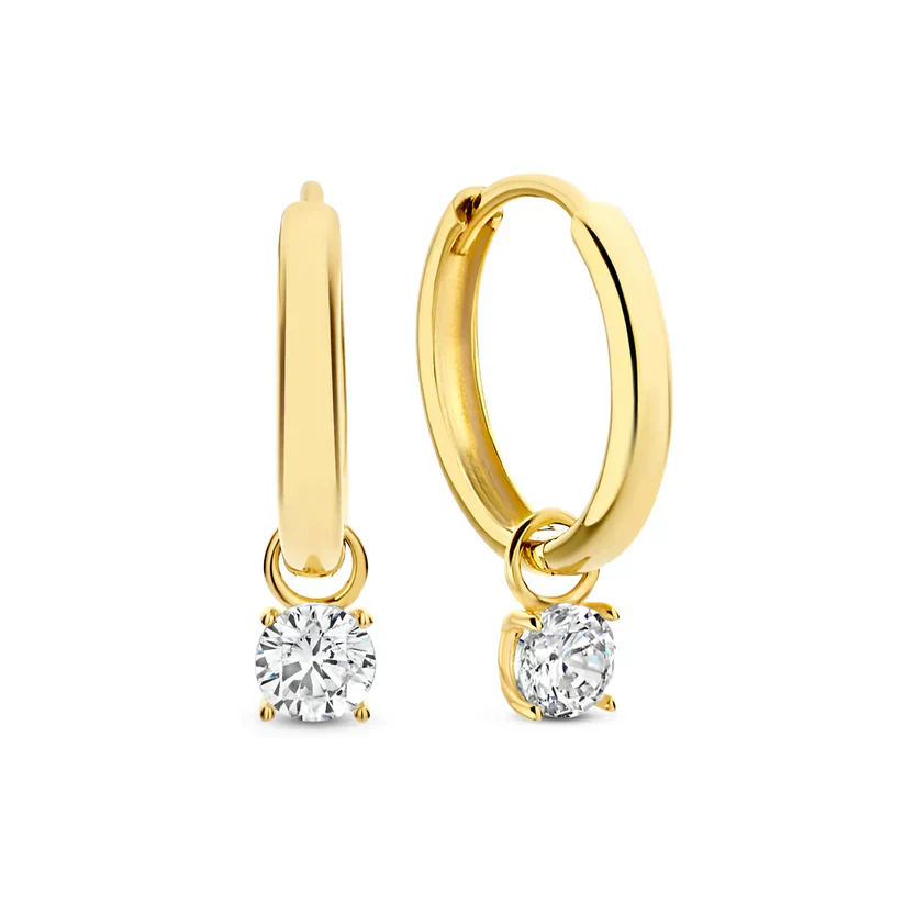 Krizalyssa | Kolczyki wiszące z diamentami w złocie 18k - Image 4