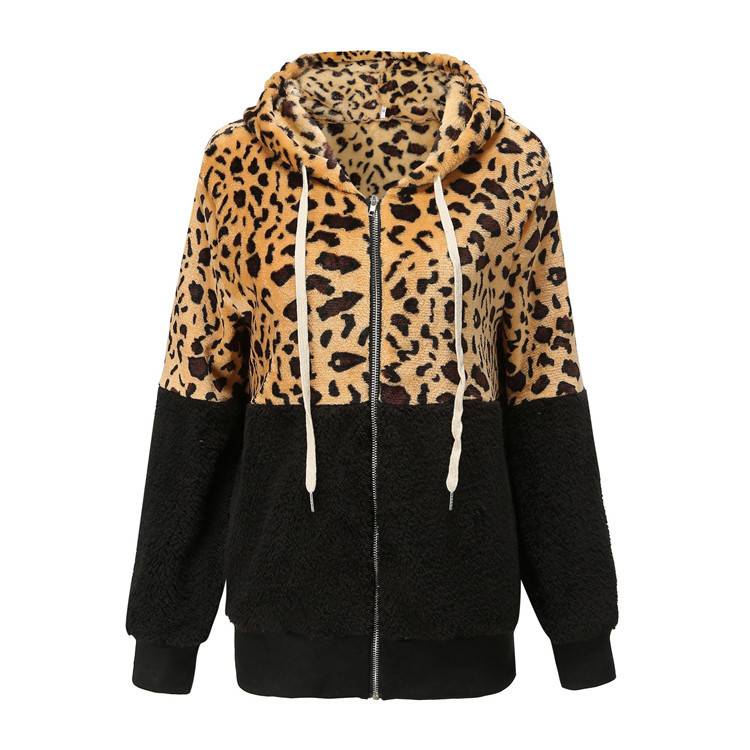 Lea - Bluza Fleece z Wzorem Lamparta - Image 2