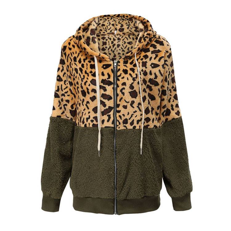 Lea - Bluza Fleece z Wzorem Lamparta - Image 4