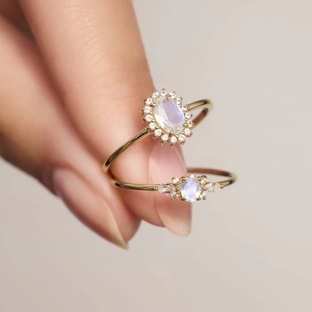 Lioravelle | Pierścionek z Fioletowym Diamentem w Złocie 18k - Image 5