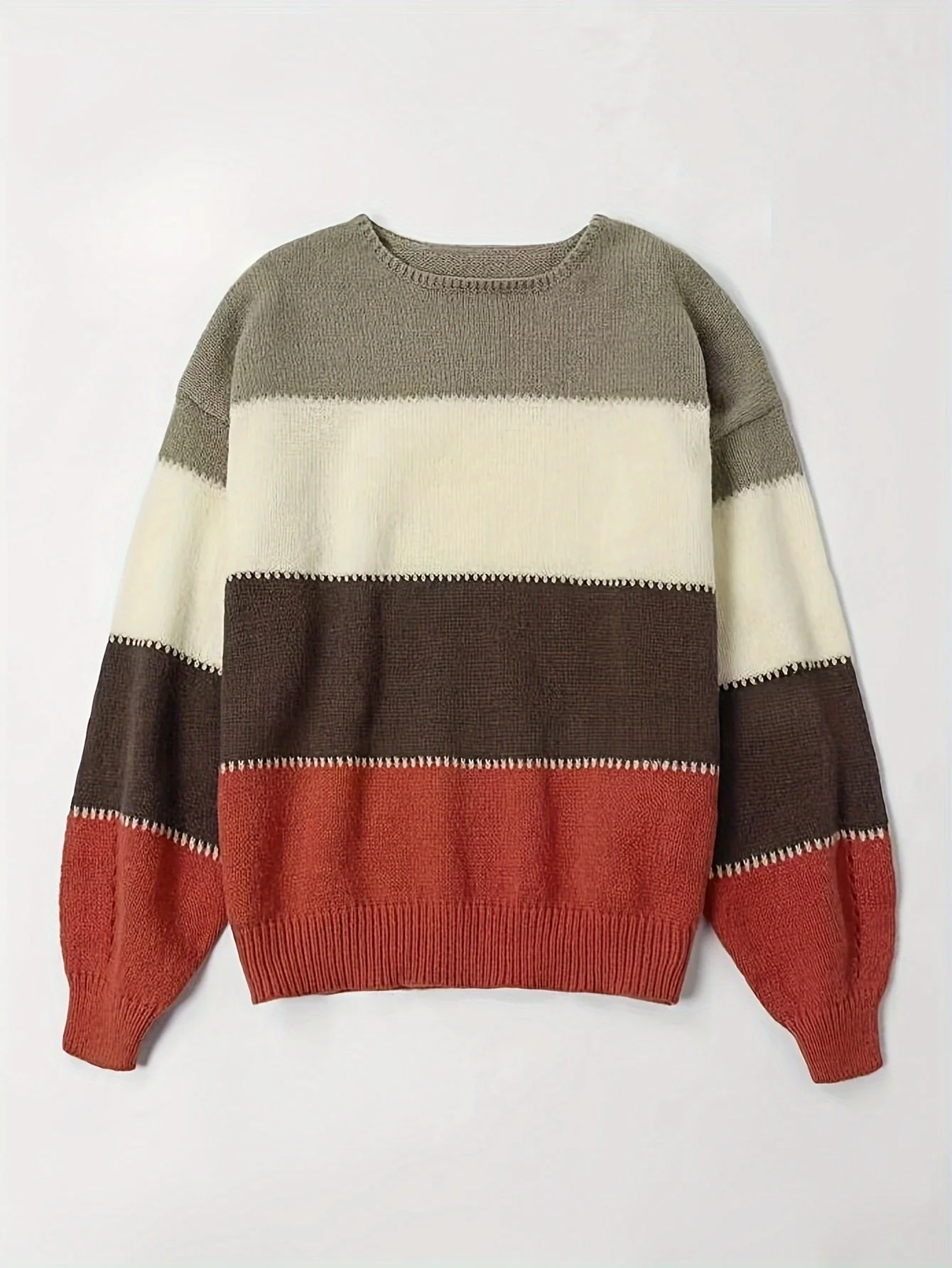 Livia - Sweter Color Block - Image 4