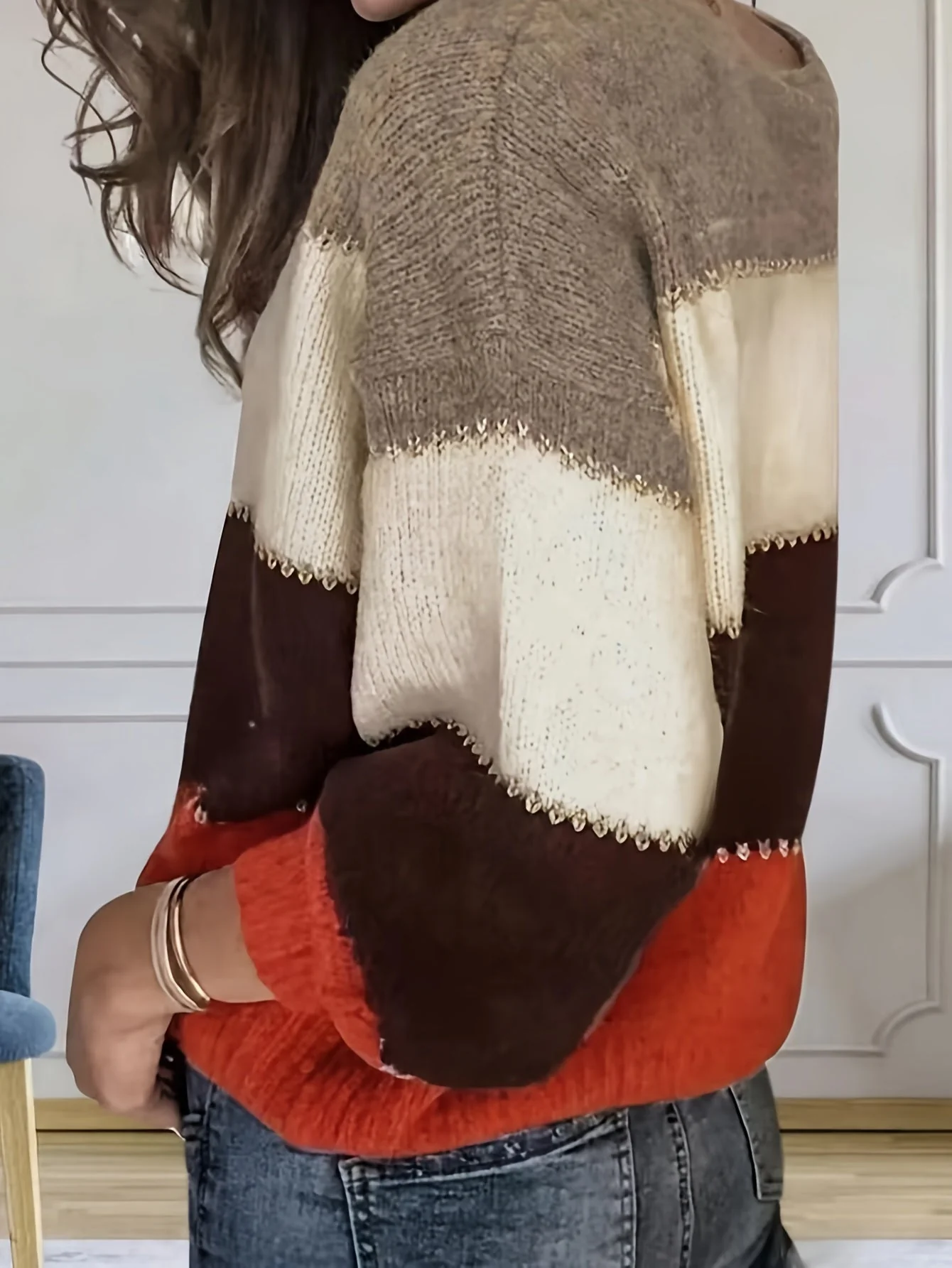 Livia - Sweter Color Block - Image 6