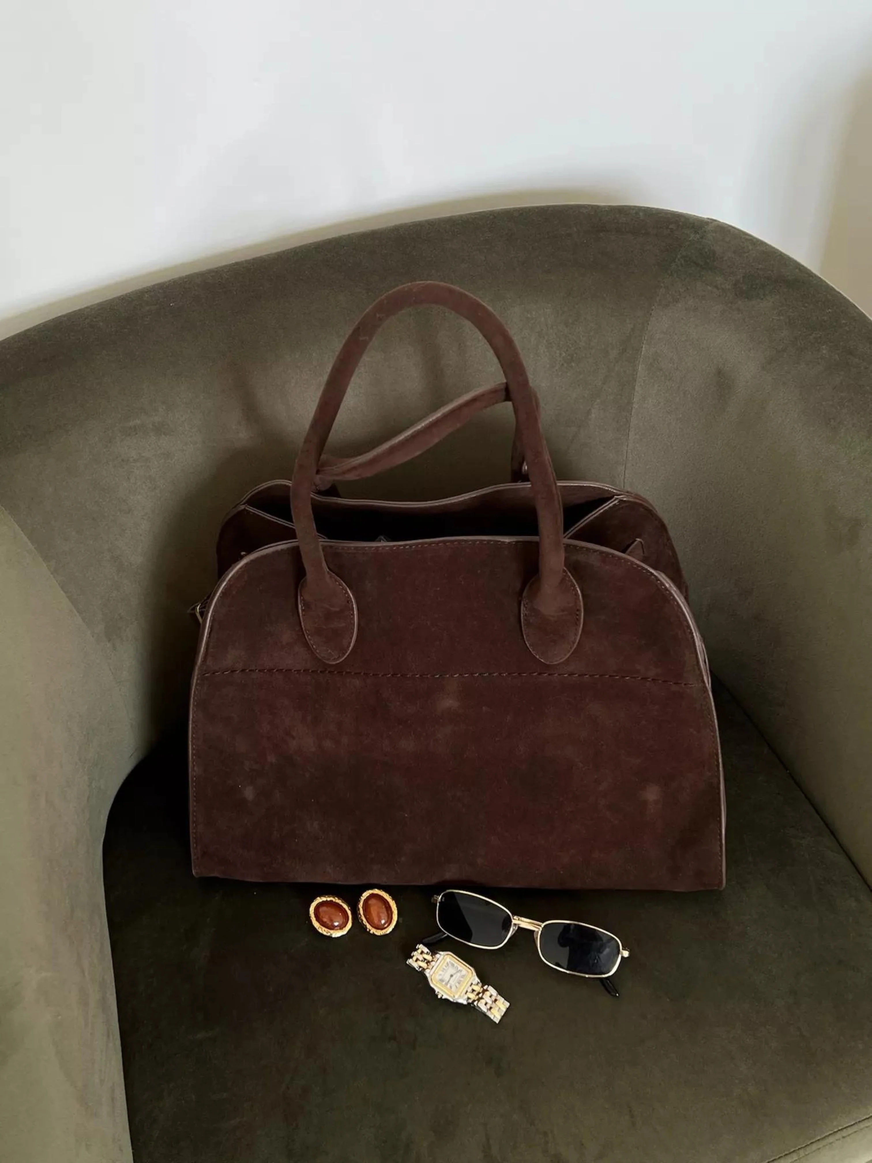 Luisa | Minimalistyczna Torba Codzienna ze Skóry Zamszowej - Image 8