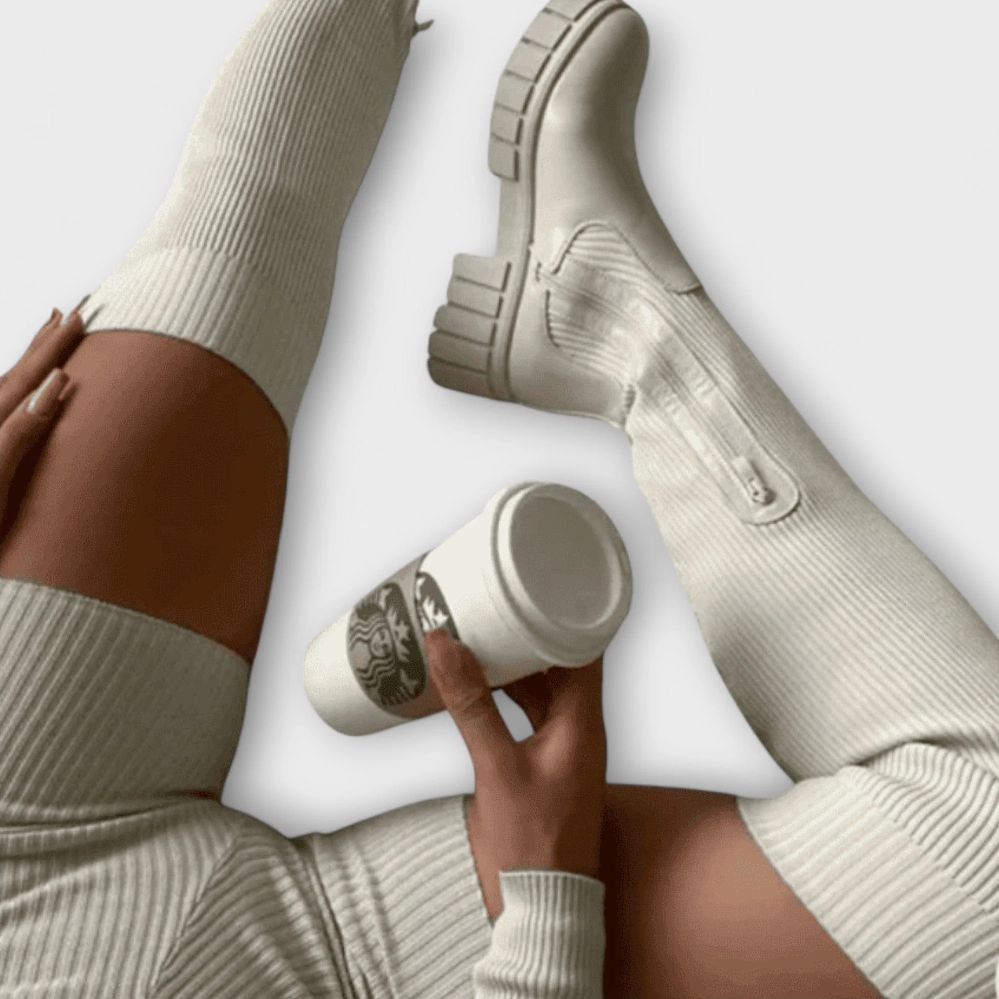 Lureva – Kozaki Overknee z Chunky Sole - Image 4