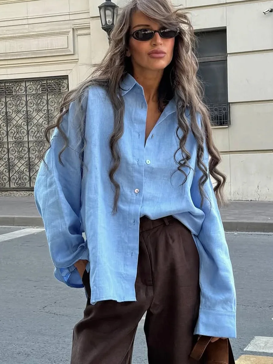 Luźna Koszula Bawełniana - Image 18